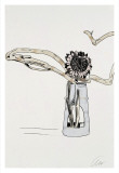 Flowers, c.1974 (Pink Sunflower on White) Lámina giclée por Andy Warhol