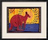 Woodblock Kangaroo Láminas por Benjamin Bay Woodblock Kangaroo Láminas por Benjamin Bay