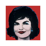 Jackie, c.1964 (On Red) Gicléedruk van Andy Warhol Jackie, c.1964 (On Red) Gicléedruk van Andy Warhol