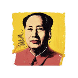 Mao, c.1972 (Pink Shirt) Reproduction procédé giclée par Andy Warhol