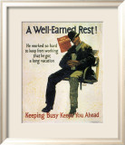 A Well-Earned Rest, 1930 Plakater av Robert Beebe A Well-Earned Rest, 1930 Plakater av Robert Beebe