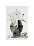 Flowers, c.1974 (White Flower in Black Vase) Giclee Print by Andy Warhol