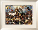 The Fall of the Rebel Angels, c.1562 Print by Pieter Bruegel the Elder
