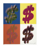 Quadrant Dollar Signs, c.1982 Wydruk giclee autor Andy Warhol Quadrant Dollar Signs, c.1982 Wydruk giclee autor Andy Warhol