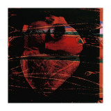 Human Heart, c.1979 (Red) Premium Giclee-trykk av Andy Warhol