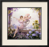 Splendor of Spring Flowers Affiches par Louise Abbema