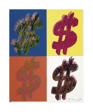 Quadrant Dollar Signs, c.1982 Lámina giclée por Andy Warhol Quadrant Dollar Signs, c.1982 Lámina giclée por Andy Warhol
