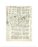 NYC Street Map, c.1949 Lámina giclée por Andy Warhol