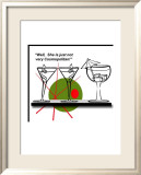 Cosmo Cocktail Innrammet Giclee-trykk av Bradly Bowden