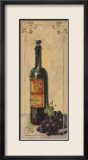 Red Wine with Grapes Posters par Shari White