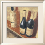 Vino, Vino, Vino I Prints by Len Abbott