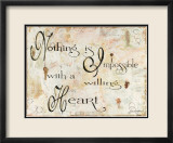 A Willing Heart Kunst af Kim Klassen