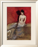 Portrat der Frau des Kunstlers Prints by Albert Keller