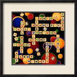 Dice, Bunco and Dominos Lámina giclée enmarcada por Kate Ward Thacker
