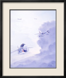 Vietnam USN Vought F8 Crusader VF24 Estampe encadrée par Bill Northup
