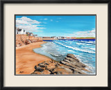 Rocks and Waves, Elie Poster by Elise Ferguson