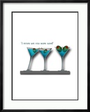 Martini Work Innrammet Giclee-trykk av Bradly Bowden