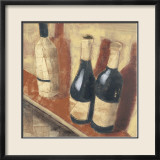 Vino, Vino, Vino I Poster by Len Abbott