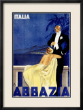Abbazia Framed Giclee Print by W. Zalina