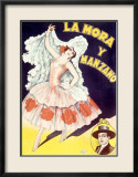 La Mora Spanish Flamenco Dancer Estampe encadrée