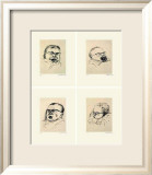 Derain Marquet Dufy Vlaminck - 4 Estampes Limited Edition Framed Print by Jacques Flechemuller