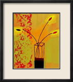Yellow Glass Vase, 2000 Láminas por Russel Baker