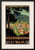 Niederbronn Innrammet Giclee-trykk av Lucien Blumer
