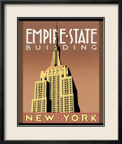Empire State Building Art by Brian James