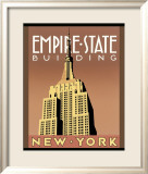Empire State Building Plakater af Brian James Empire State Building Plakater af Brian James