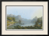 Lake Grundlsee Láminas por Jakob Alt Lake Grundlsee Láminas por Jakob Alt