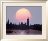 England, London: Evening over Houses of Parliament II Reprodukcje autor Edmund Nägele