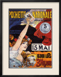 Loterie-Pochette Nationale, 1907 Affiches par Maurice Tamagno