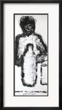 Buveur Reproduction encadrée édition limitée par Michel Haas