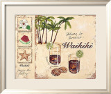 Waikiki Kunstdrucke von Steff Green