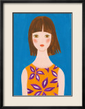 Girl Whose Hair Is Blown by the Wind Posters par Hiromi Taguchi