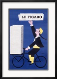 Le Figaro Estampe encadrée par Raymond Savignac