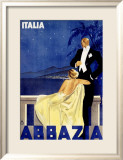 Abbazia Estampe encadrée par W. Zalina