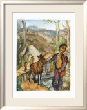 Meo and a Pony Poster by Loulou Albert-lazard