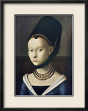 Portrait de Jeune Femme Affiche par Petrus Christus