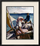 Afternoon Sea Breeze Affiches par Albert Edelfelt