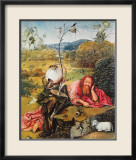 John de Baptist Affiche par Hieronymus Bosch