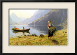 Norweigian Viking Fjord Western Norway Affiches par Hans Andreas Dahl
