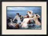 Mermaids of the Sea Affiches par Charles Edouard Boutibonne