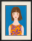 Girl Whose Hair Is Blown by the Wind Posters par Hiromi Taguchi