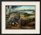 Saint Jerome on the Road Posters par Joachim Patinir