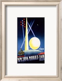 New York World's Fair, World of Tomorrow Innrammet Giclee-trykk av Joseph Binder