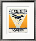 Fete Aerienne Angers Framed Giclee Print by P. L. Armand