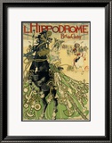 L'Hippodrome Estampe encadrée par Manuel Orazi
