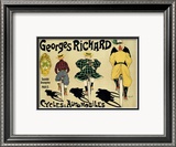 Georges Richard Estampe encadrée par Fernand Fernel