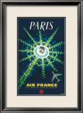 Paris, Air France, c.1947 Kunst av Pierre Baudouin Paris, Air France, c.1947 Kunst av Pierre Baudouin